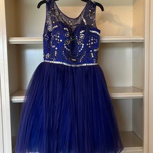Blue formal dress NEVER WORN